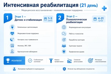 Реабилитация за 21 день в Ступино